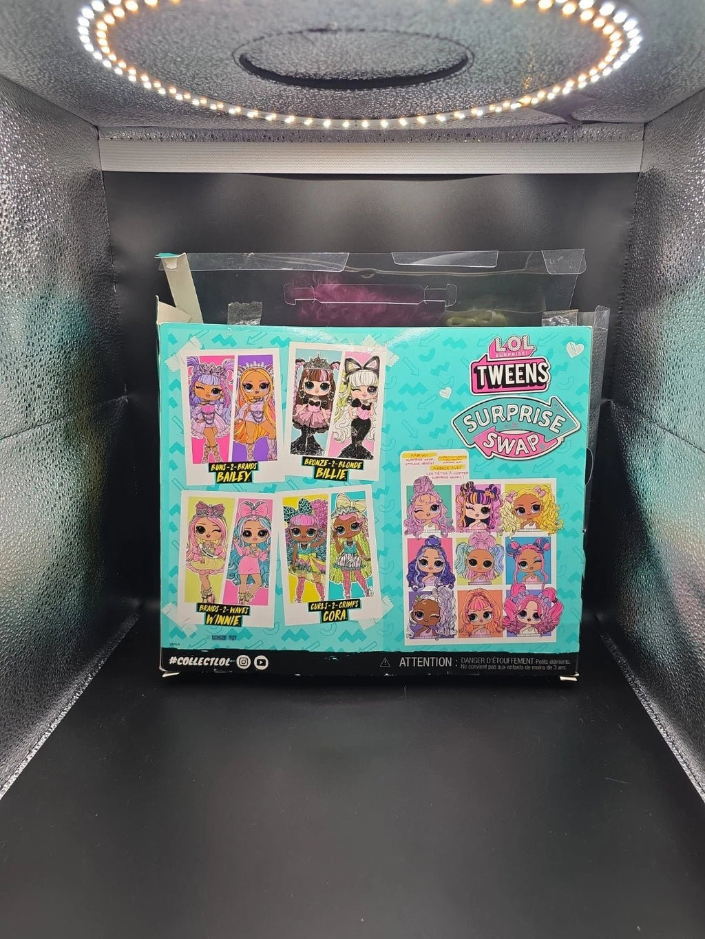LOL Surprise Tweens Surprise SWAP Curls-2-Crimps Cora Fashion Doll - Open Box - Grown Up Kids