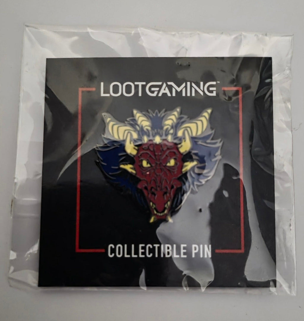 Loot Gaming Exclusive Red Dragon Collectible Enamel Pin RPG Fantasy New - Grown Up Kids