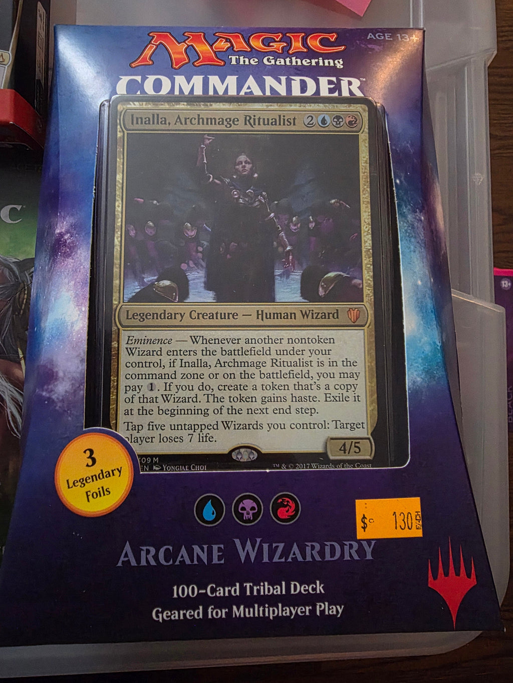 Magic: The Gathering Commander Arcane Wizardry Deck – Sealed MTG - Grown Up Kids