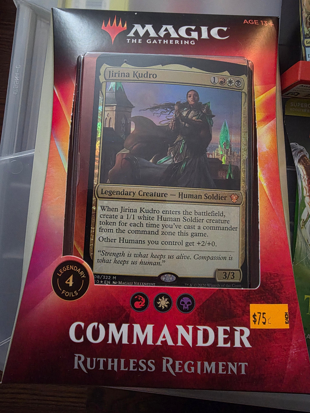 Magic: The Gathering Commander Ruthless Regiment Deck – Sealed MTG - Grown Up Kids