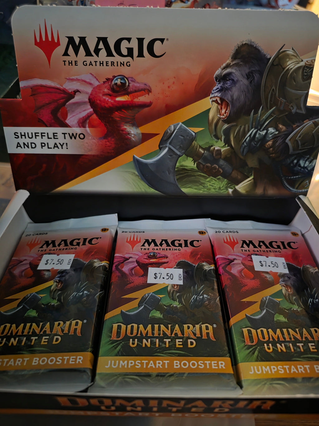 Magic: The Gathering Dominaria United Jumpstart Booster Pack – Factory Sealed MTG - Grown Up Kids