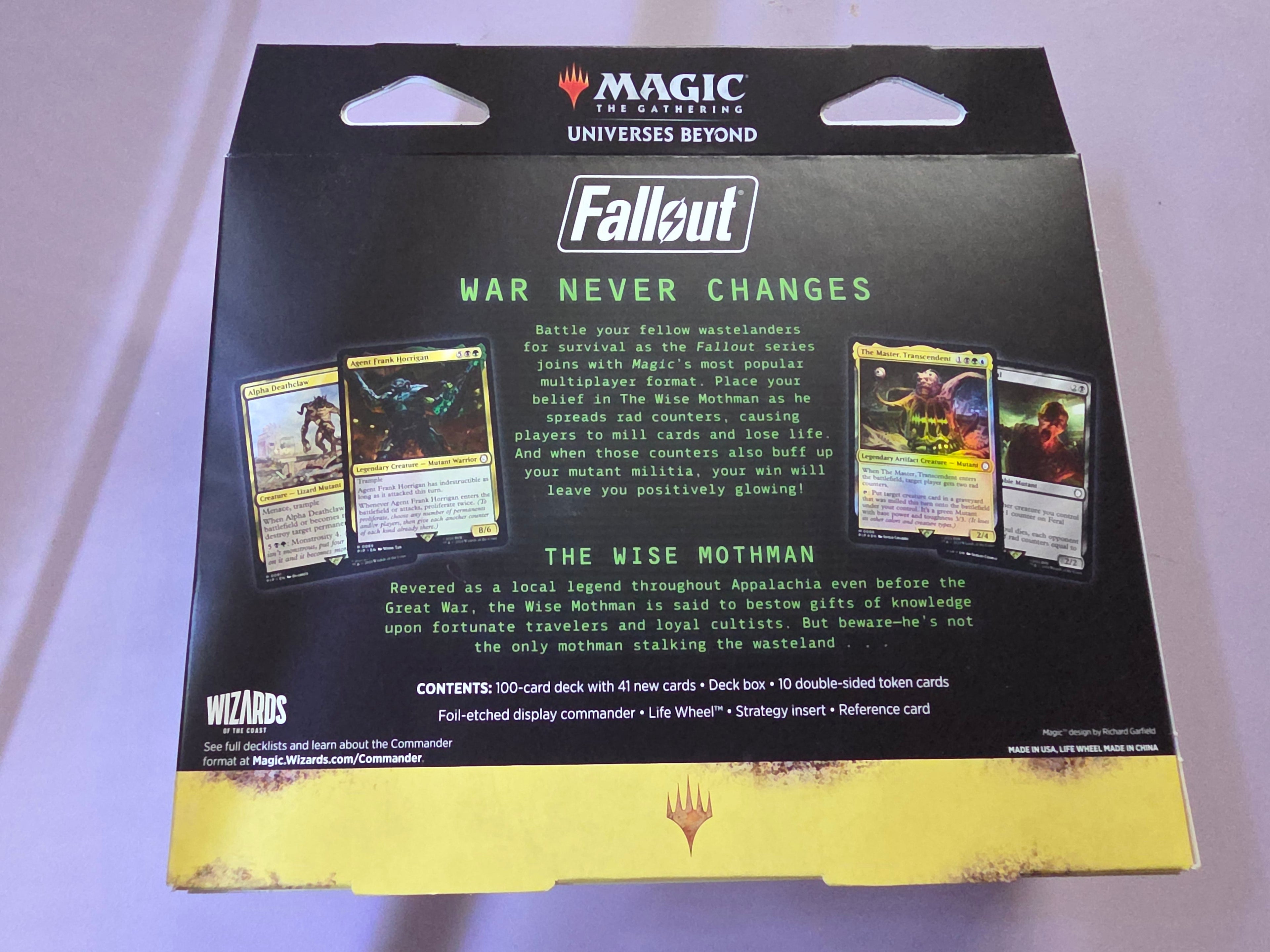 Magic The Gathering Fallout Commander Deck - Mutant Menace (Sealed) - Grown Up Kids