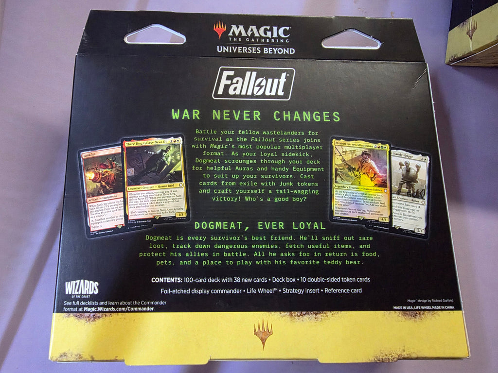 Magic The Gathering Fallout Commander Deck - Scrappy Survivors (Sealed) - Grown Up Kids