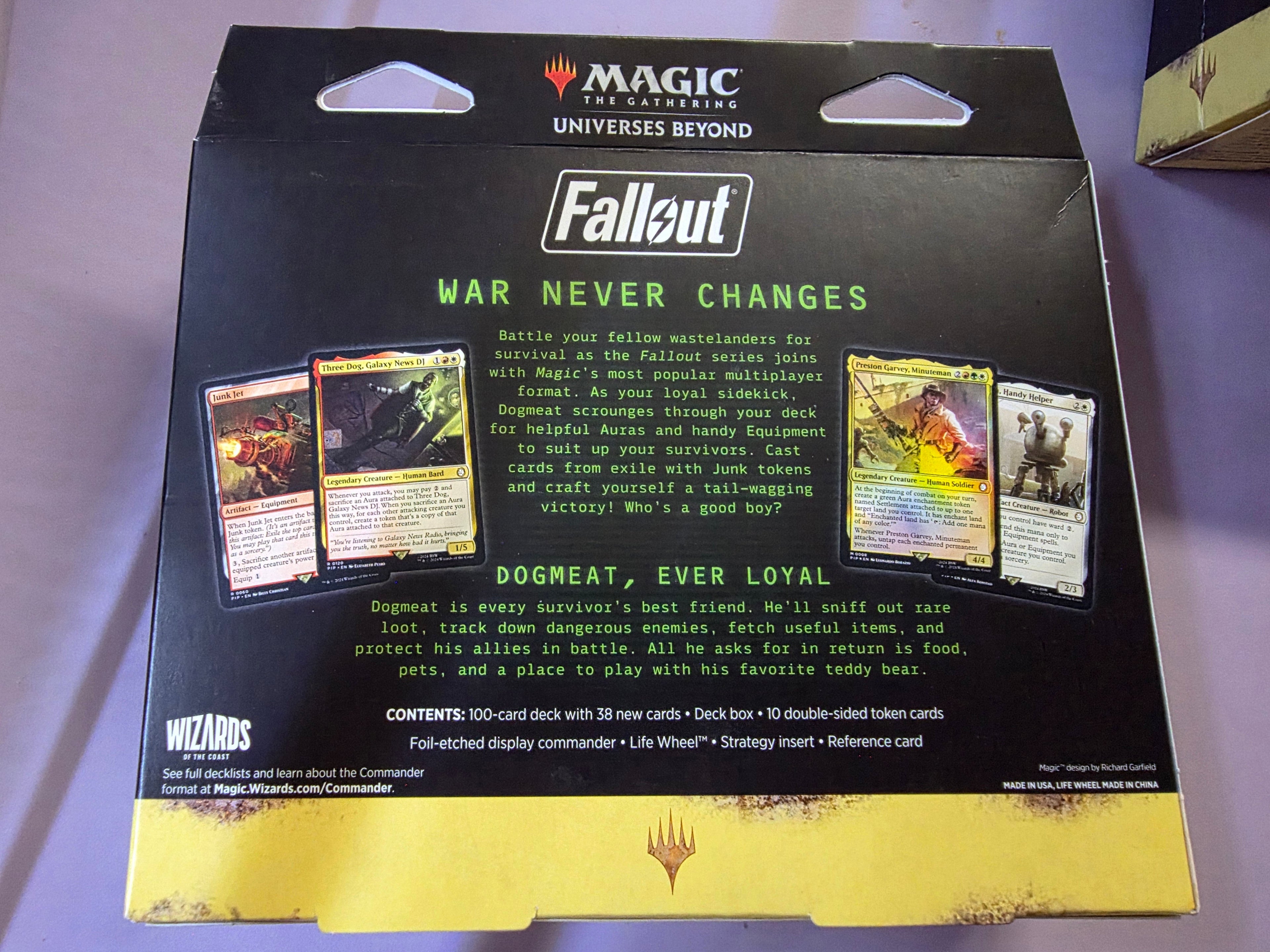 Magic The Gathering Fallout Commander Deck - Scrappy Survivors (Sealed) - Grown Up Kids