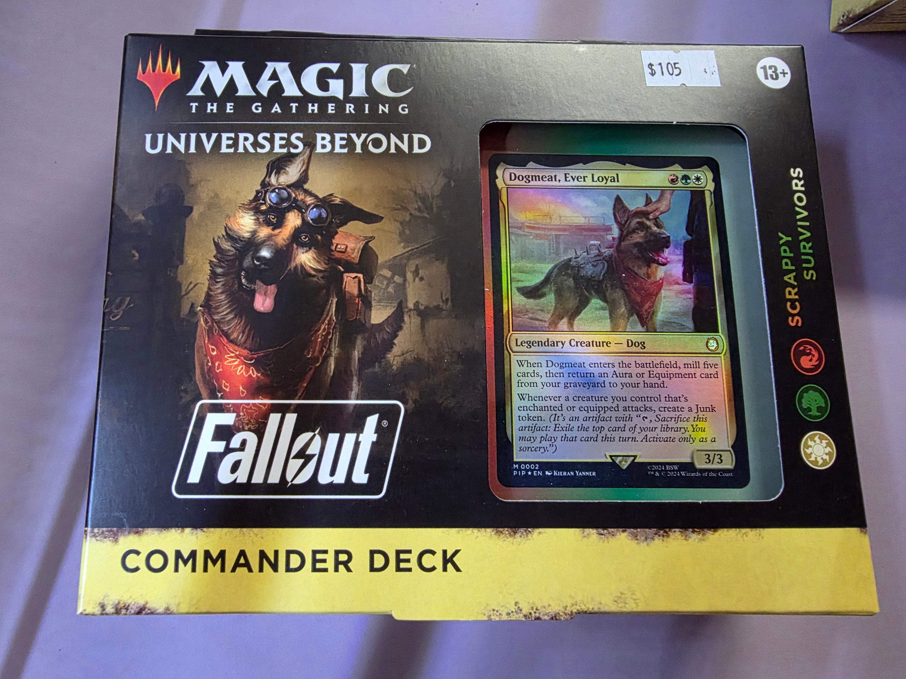 Magic The Gathering Fallout Commander Deck - Scrappy Survivors (Sealed) - Grown Up Kids