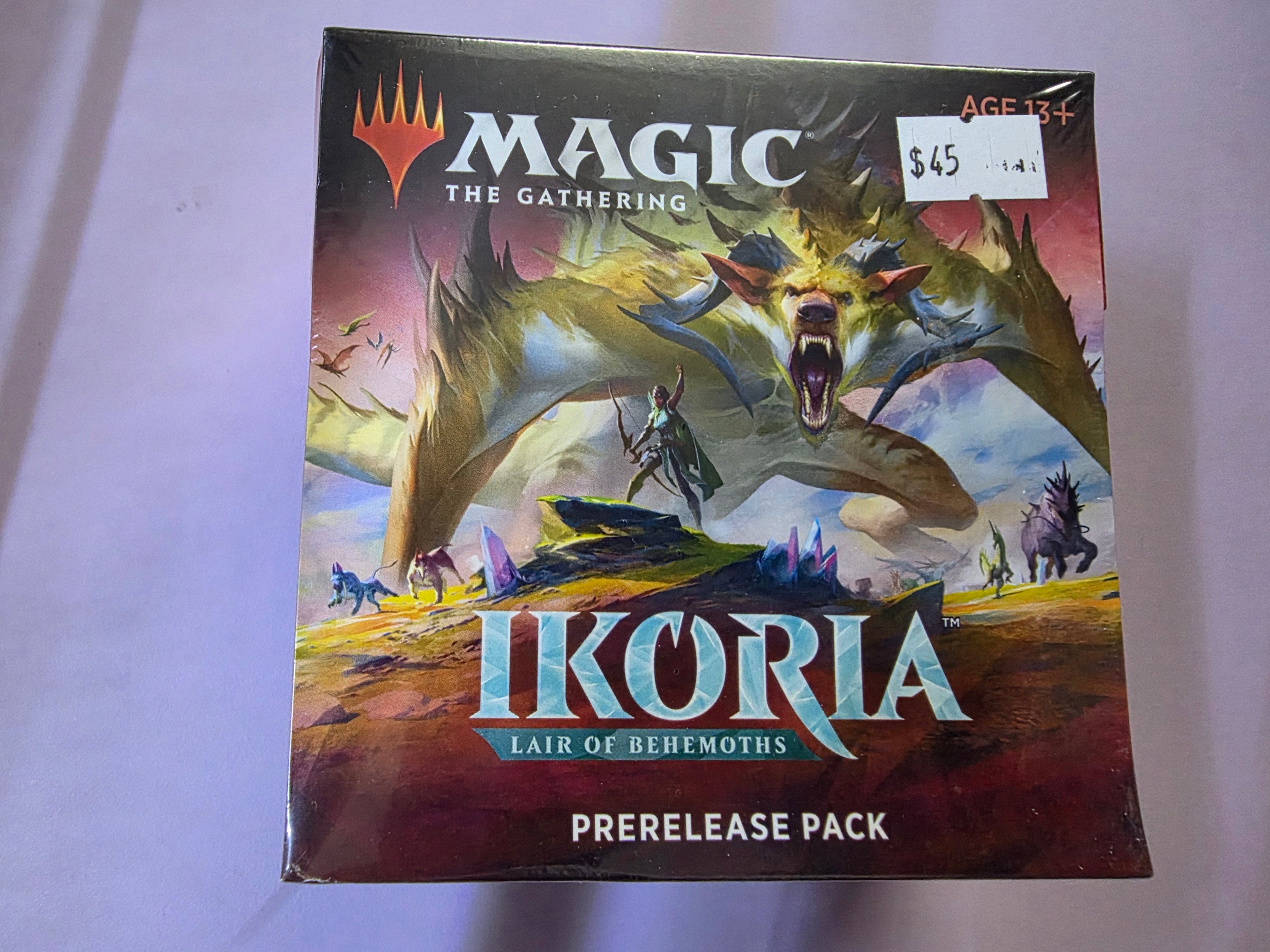 Magic The Gathering Ikoria Lair of Behemoths Prerelease Pack Sealed Magic The Gathering Box - Grown Up Kids