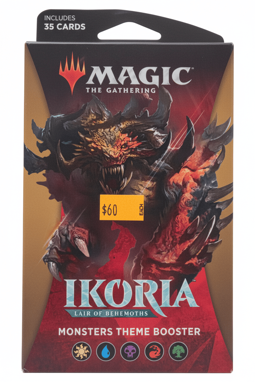 Magic: The Gathering Ikoria: Lair of Behemoths Theme Booster (Factory Sealed) - Grown Up Kids