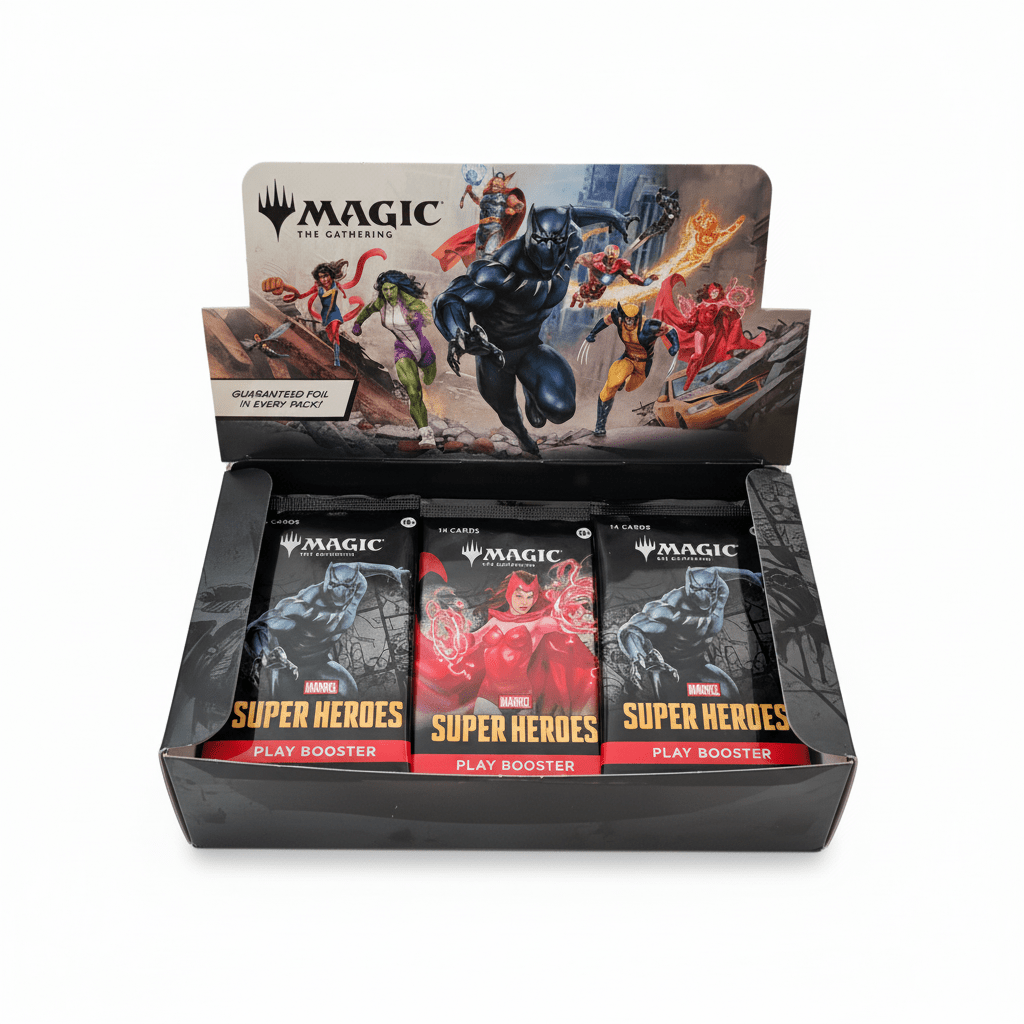 Magic: The Gathering Marvel Super Heroes Play Booster Pack (Factory Sealed) - Grown Up Kids