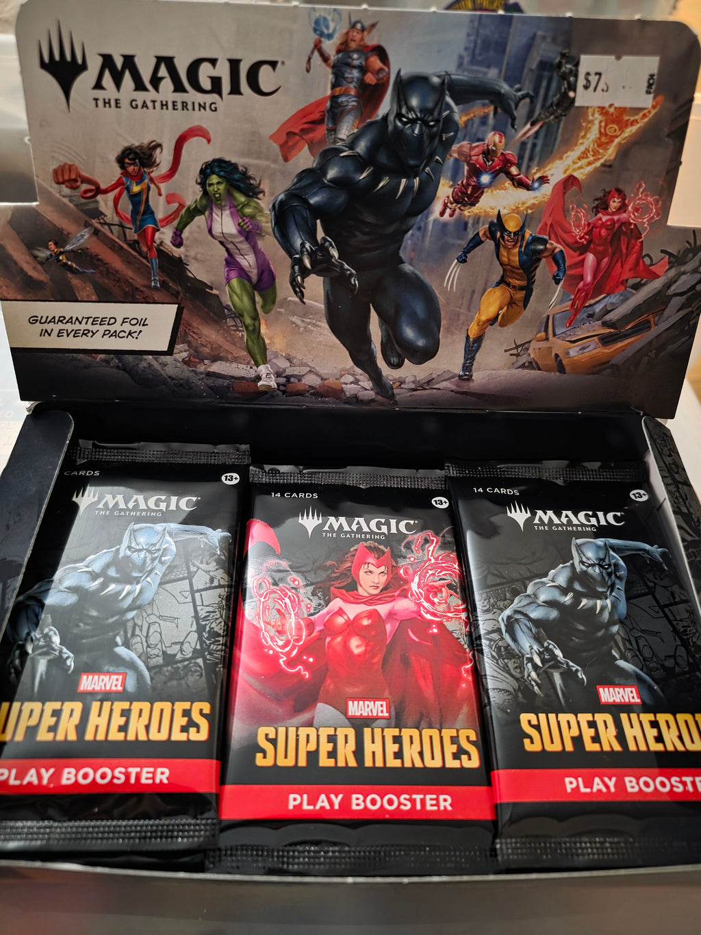 Magic: The Gathering Marvel Super Heroes Play Booster Pack – Factory Sealed MTG - Grown Up Kids