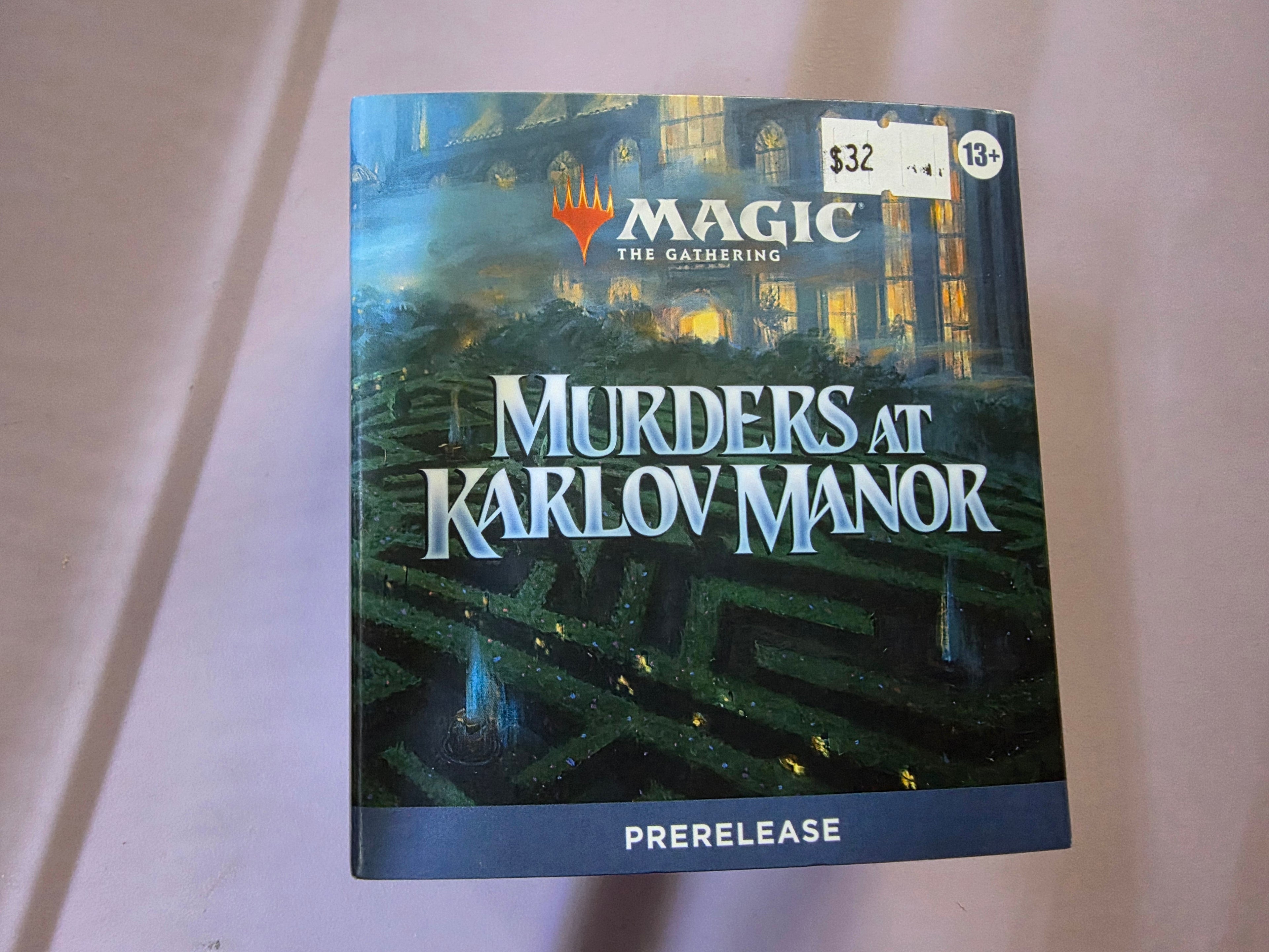 Magic The Gathering Murders at Karlov Manor Prerelease Pack Sealed Magic The Gathering - Grown Up Kids
