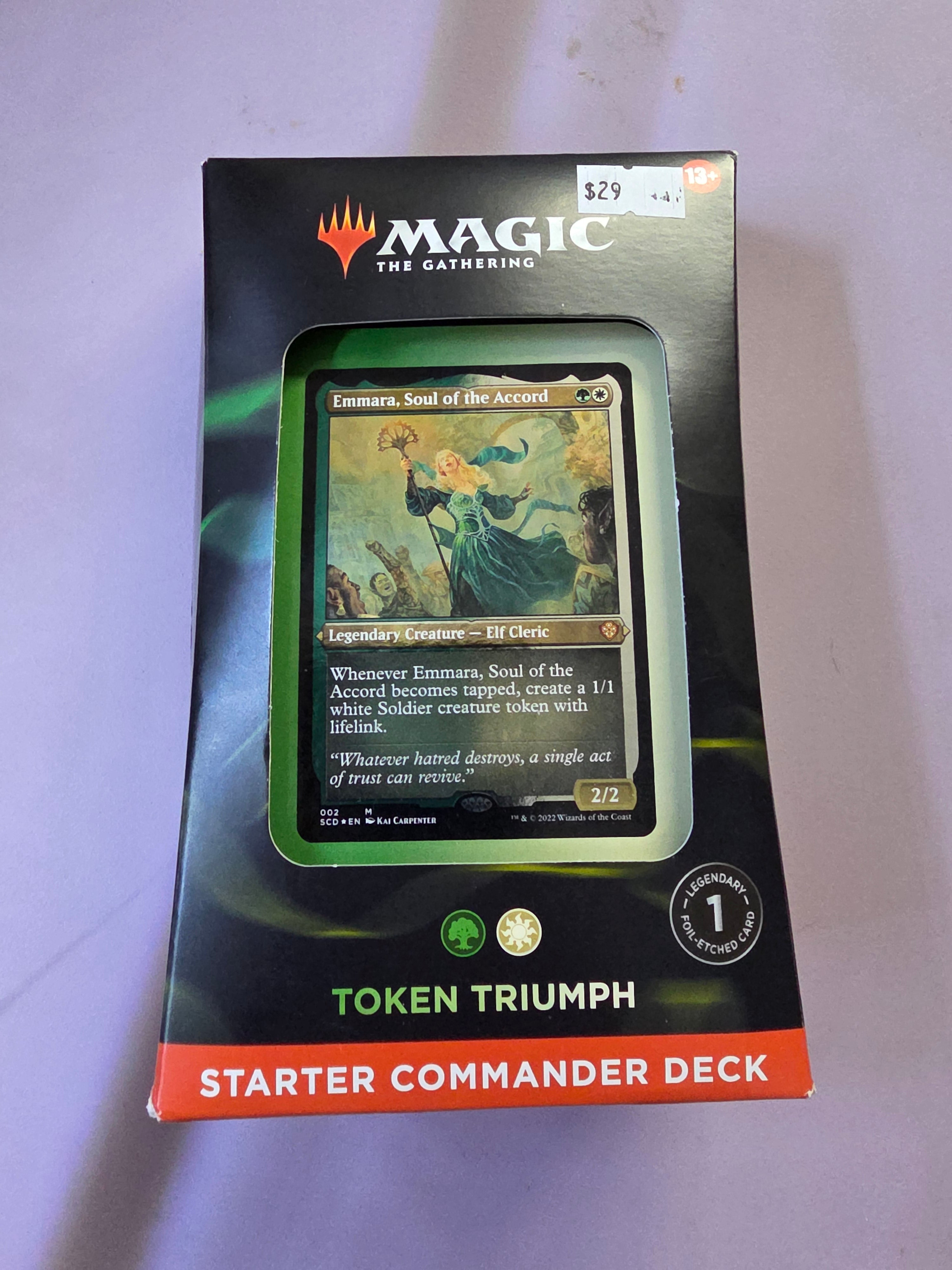 Magic The Gathering Starter Commander Deck - Token Triumph (Sealed) - Grown Up Kids