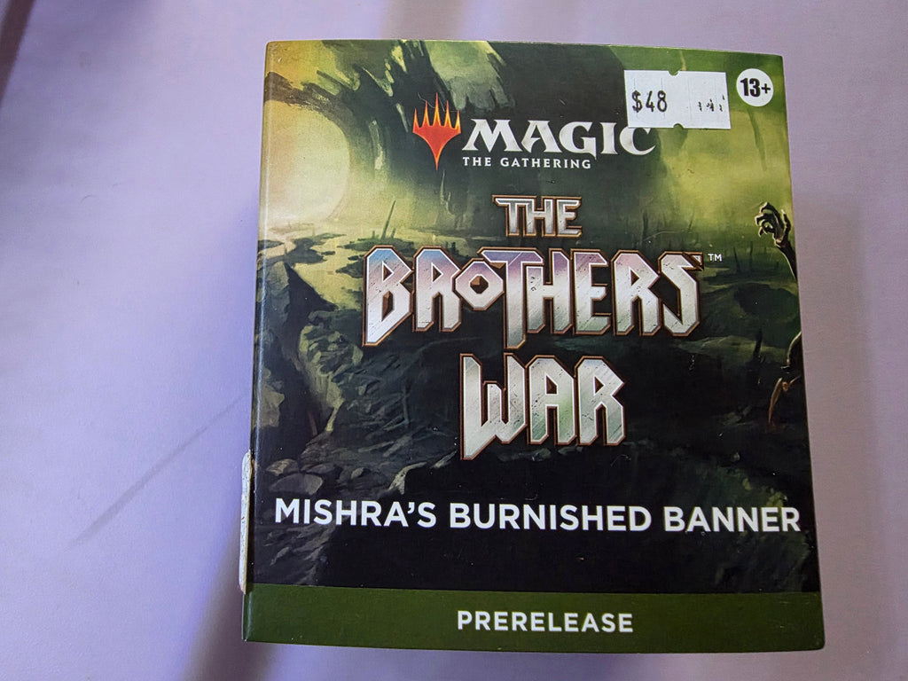 Magic The Gathering The Brothers War Mishras Burnished Banner Prerelease Pack Sealed Box - Grown Up Kids