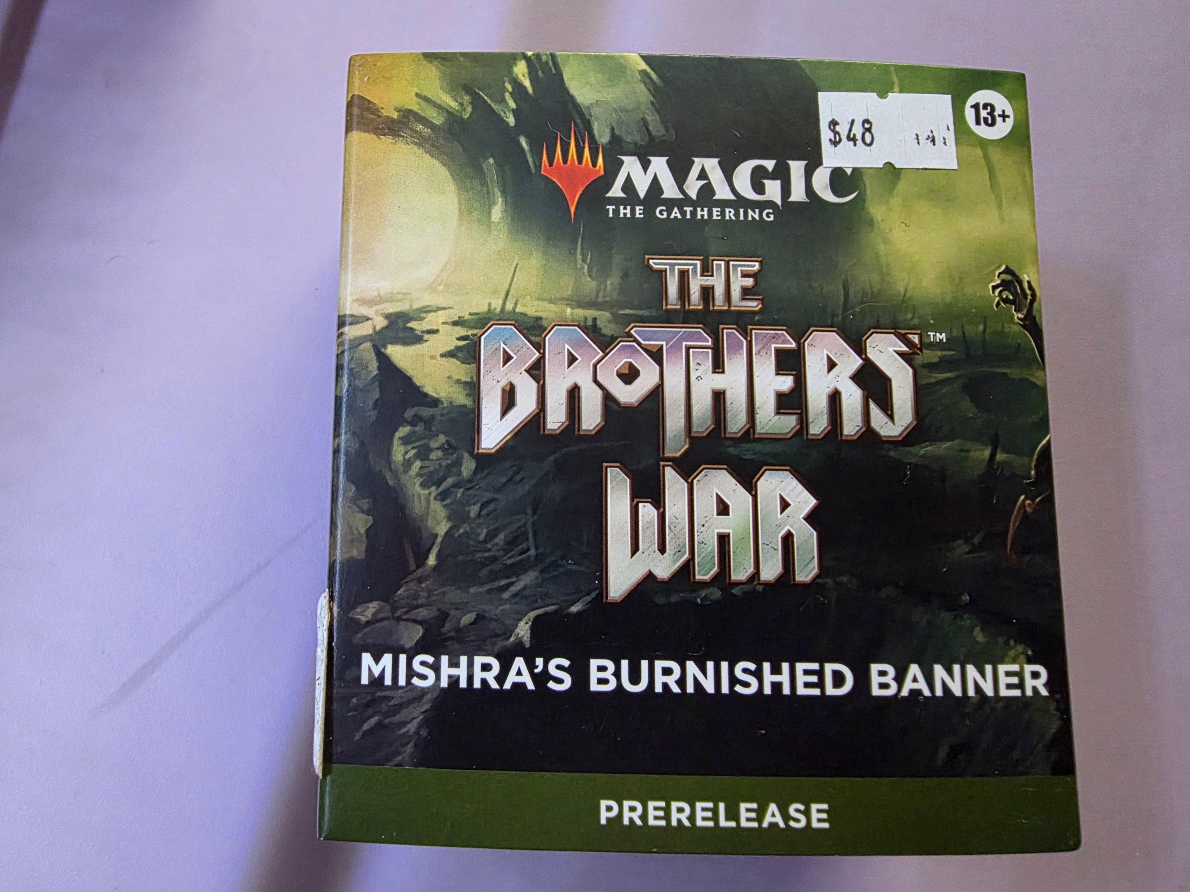 Magic The Gathering The Brothers War Mishras Burnished Banner Prerelease Pack Sealed Box - Grown Up Kids