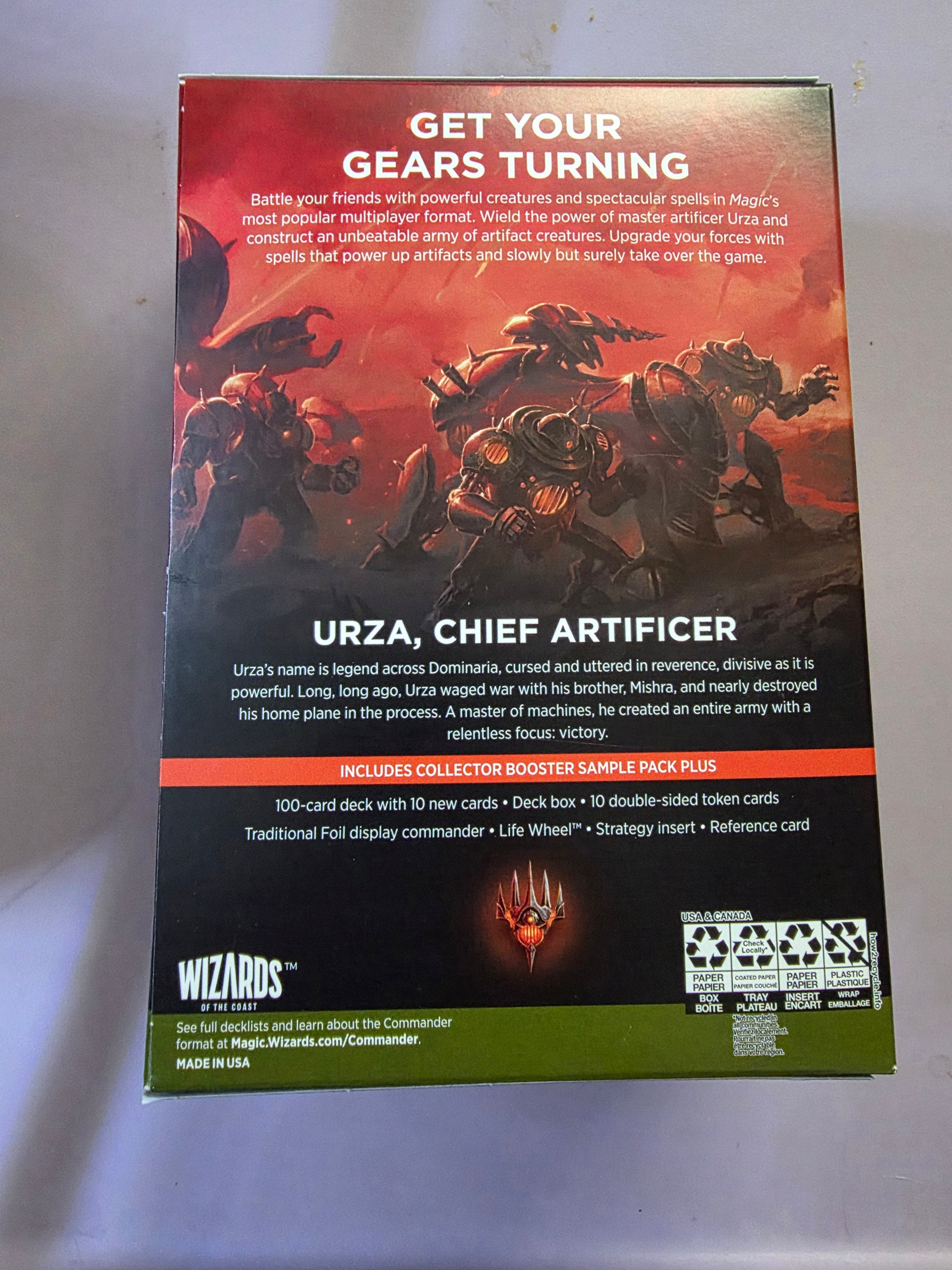 Magic The Gathering The Brothers War Urzas Iron Alliance Commander Deck Sealed MTG TCG - Grown Up Kids