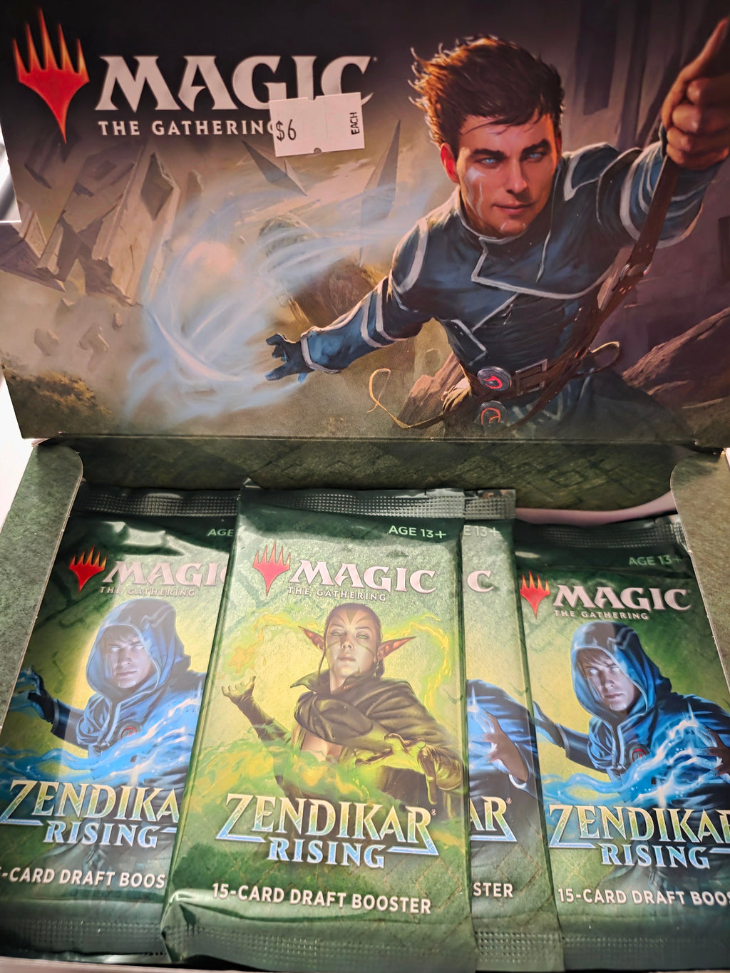 Magic: The Gathering Zendikar Rising Draft Booster Pack – Factory Sealed MTG - Grown Up Kids