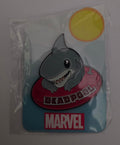 Marvel Deadpool Jeff the Land Shark Pool Float Enamel Pin – Official - Grown Up Kids