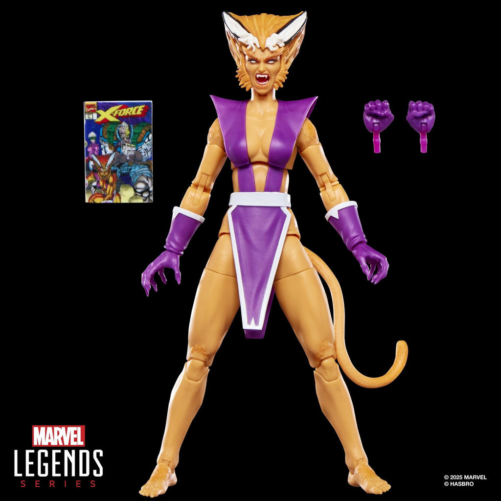 Marvel Legends Feral Action Figure – X-Force 90s Retro Series, 6-Inch Hasbro Collectible (2025) - Grown Up Kids