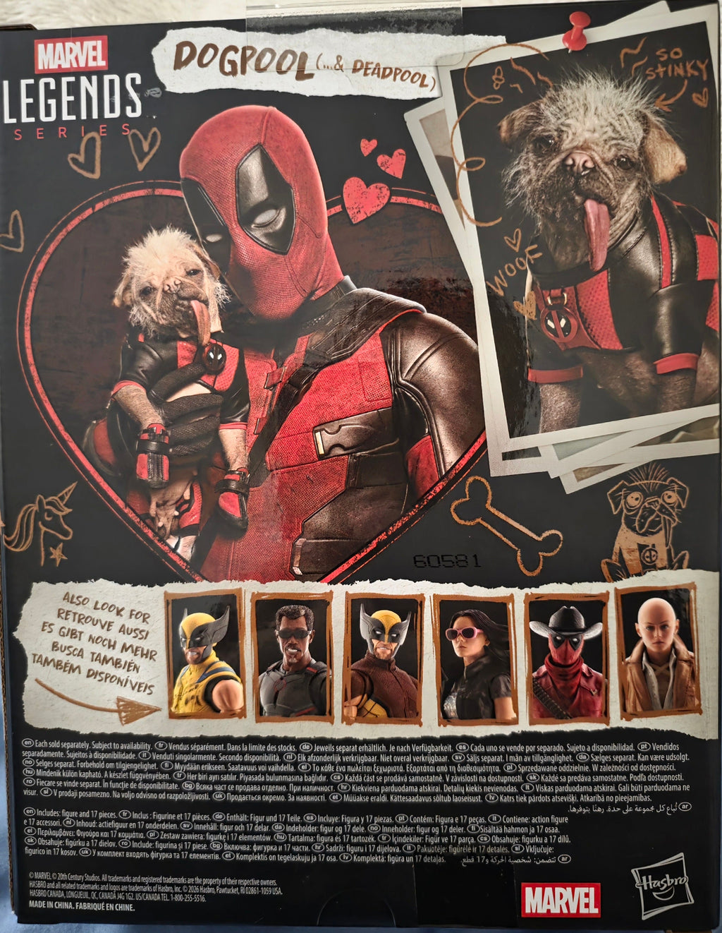 Marvel Legends Series Deadpool & Wolverine Action Figure with Dogpool & Accessories - Grown Up Kids