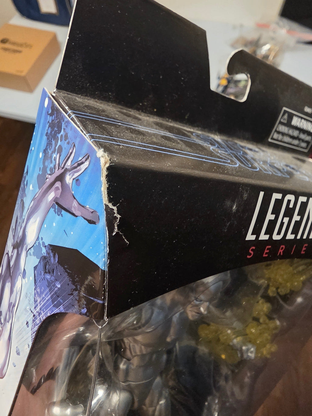 Marvel Legends Series Silver Surfer Action Figure with Cosmic Effects - Grown Up Kids