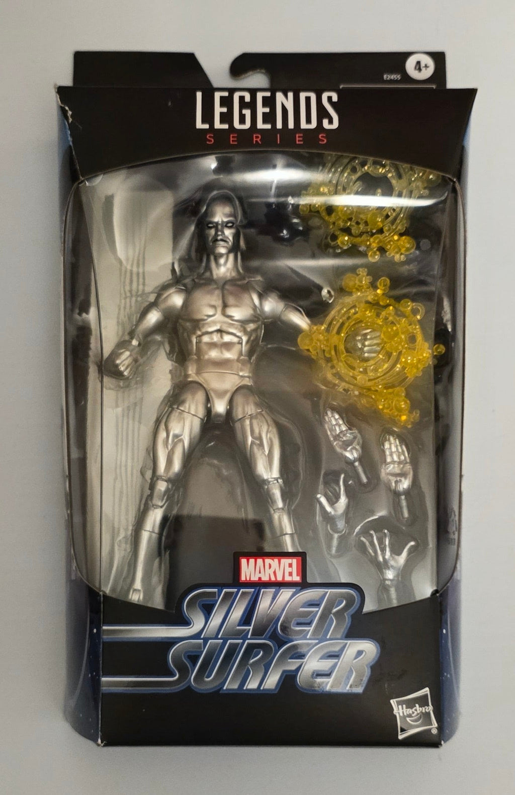 Marvel Legends Series Silver Surfer Action Figure with Cosmic Effects - Grown Up Kids