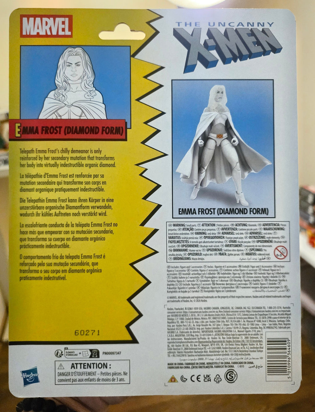 Marvel Legends Uncanny X-Men Emma Frost (Diamond Form) Action Figure - Grown Up Kids