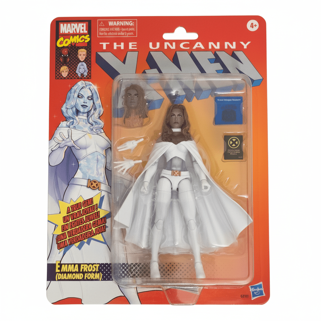 Marvel Legends Uncanny X-Men Emma Frost (Diamond Form) Action Figure - Grown Up Kids