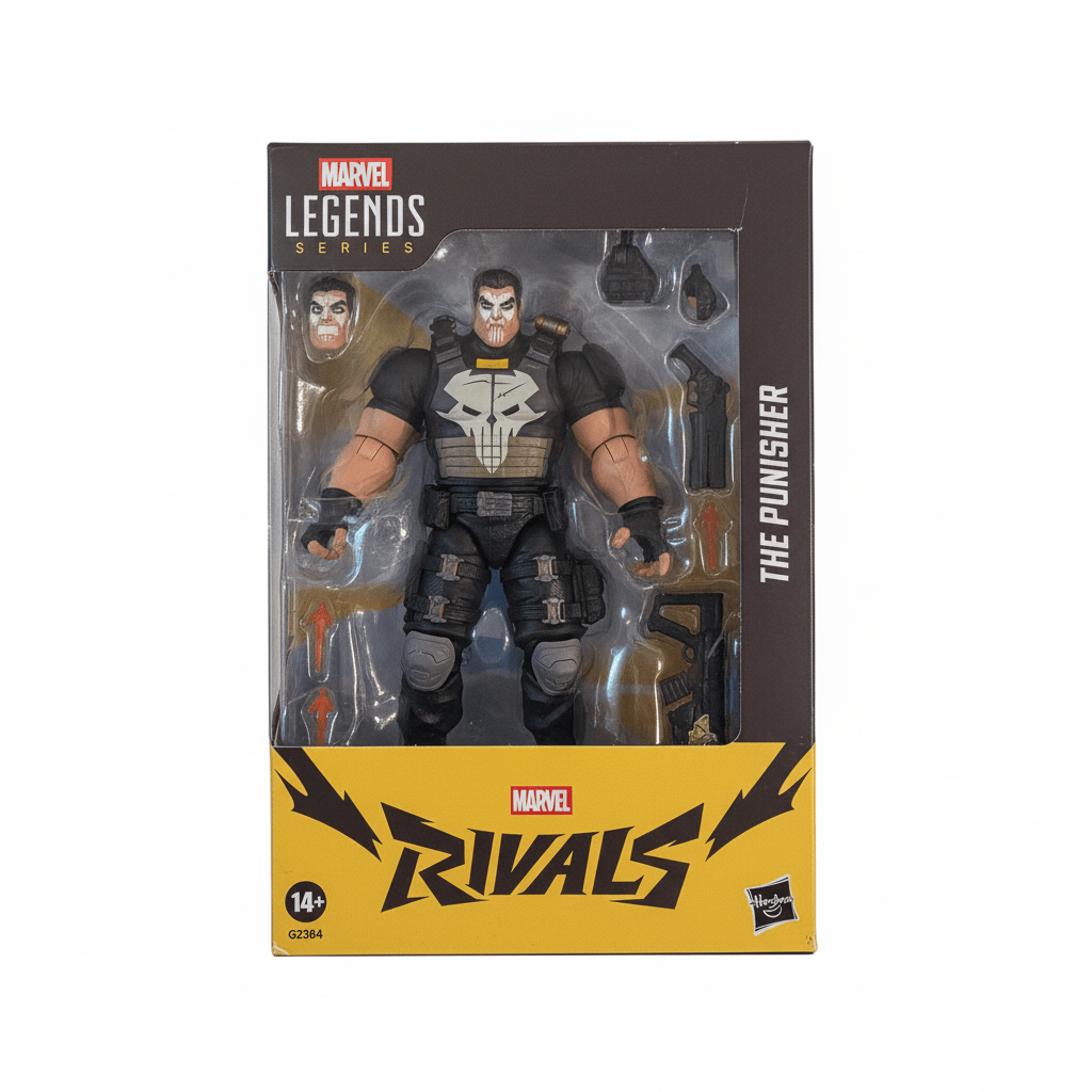 Marvel Rivals The Punisher Action Figure - Marvel Legends Series - Grown Up Kids