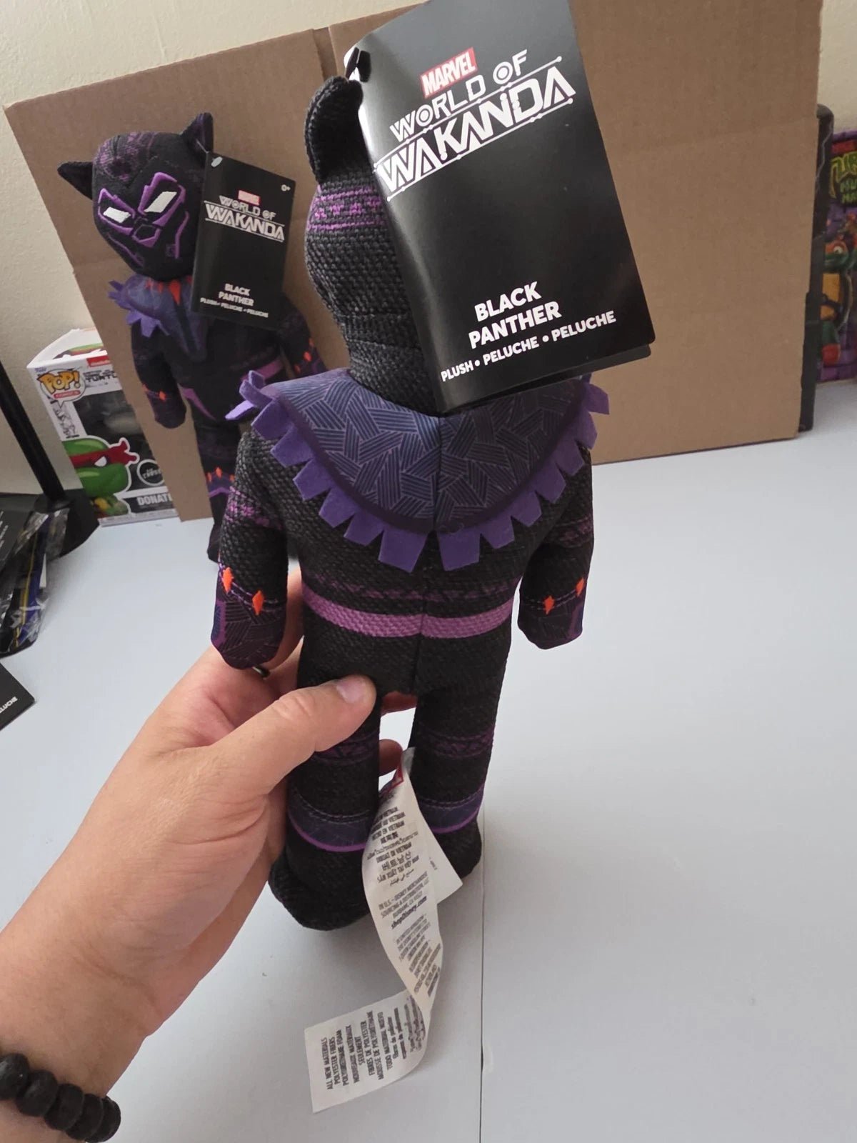 Marvel World of Wakanda Black Panther Plush - Grown Up Kids