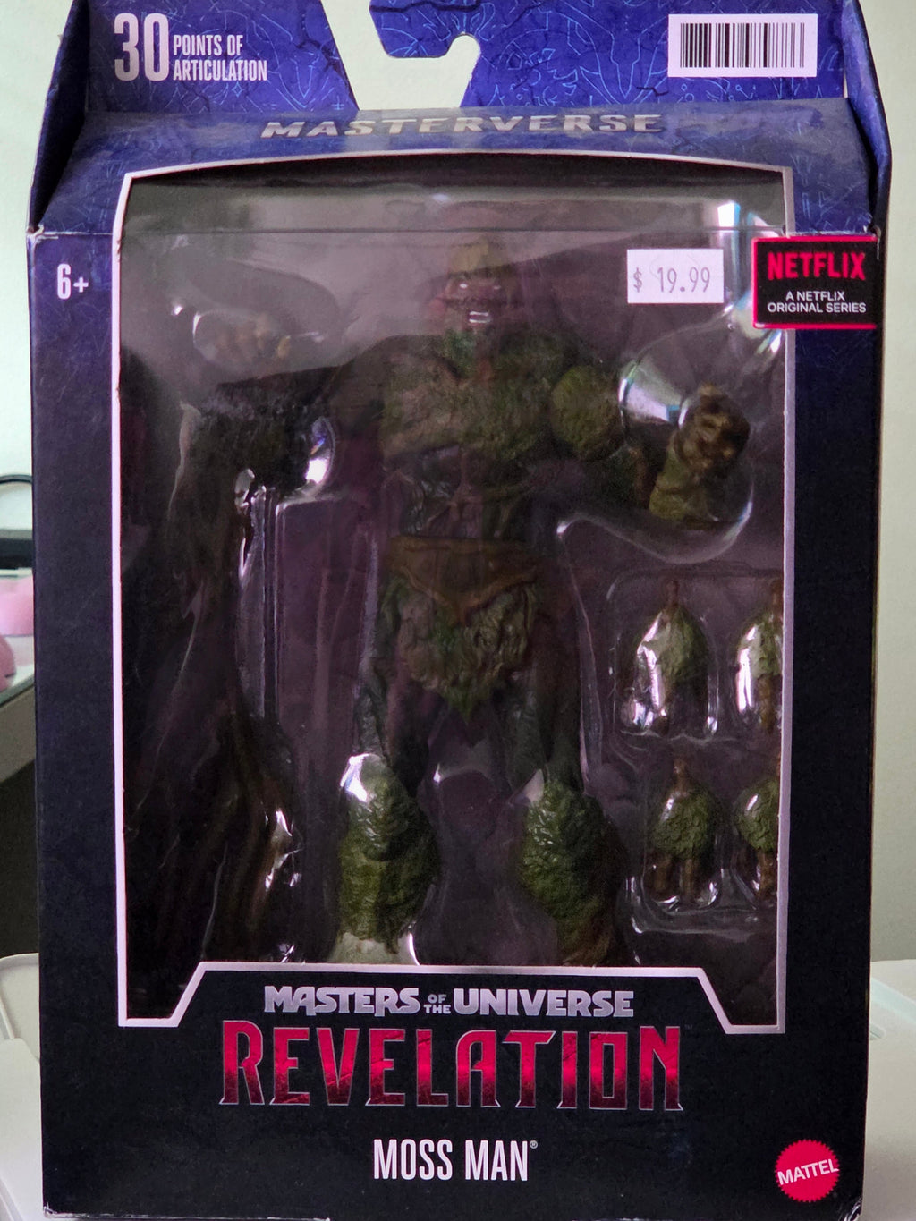 Masters of the Universe Revelation Moss Man Action Figure – MOTU Collectible - Grown Up Kids