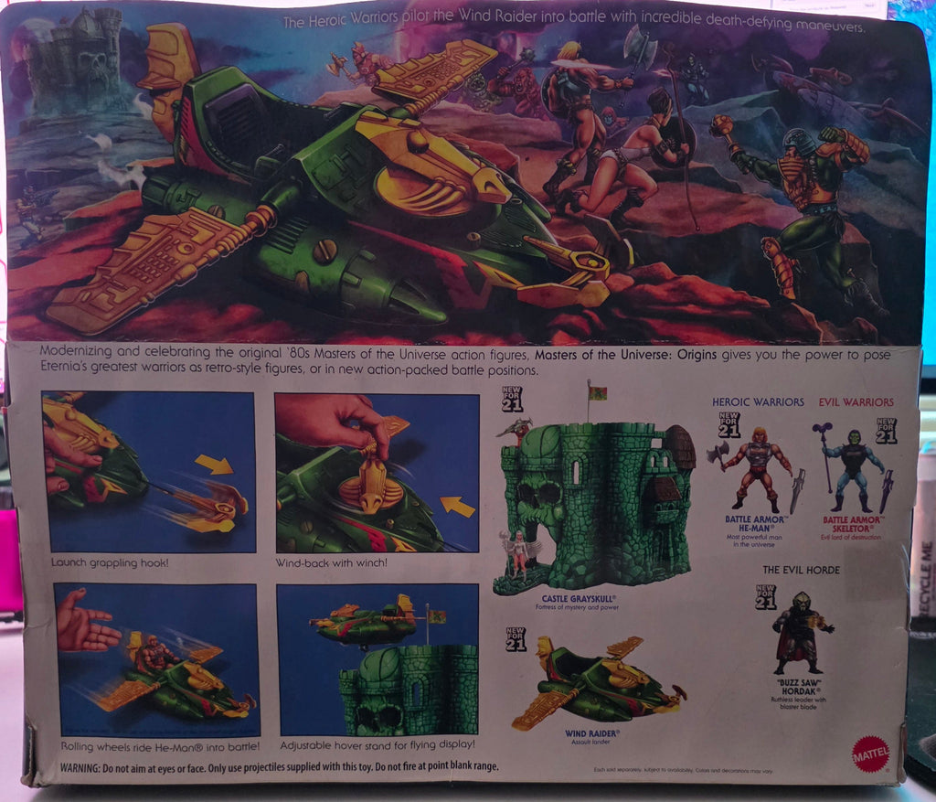 Masters of the Universe Wind Raider Assault Lander Vehicle – MOTU Origins Collectible - Grown Up Kids
