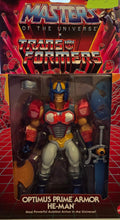 Masters of the Universe x Transformers Optimus Prime Armor He-Man Action Figure - Grown Up Kids