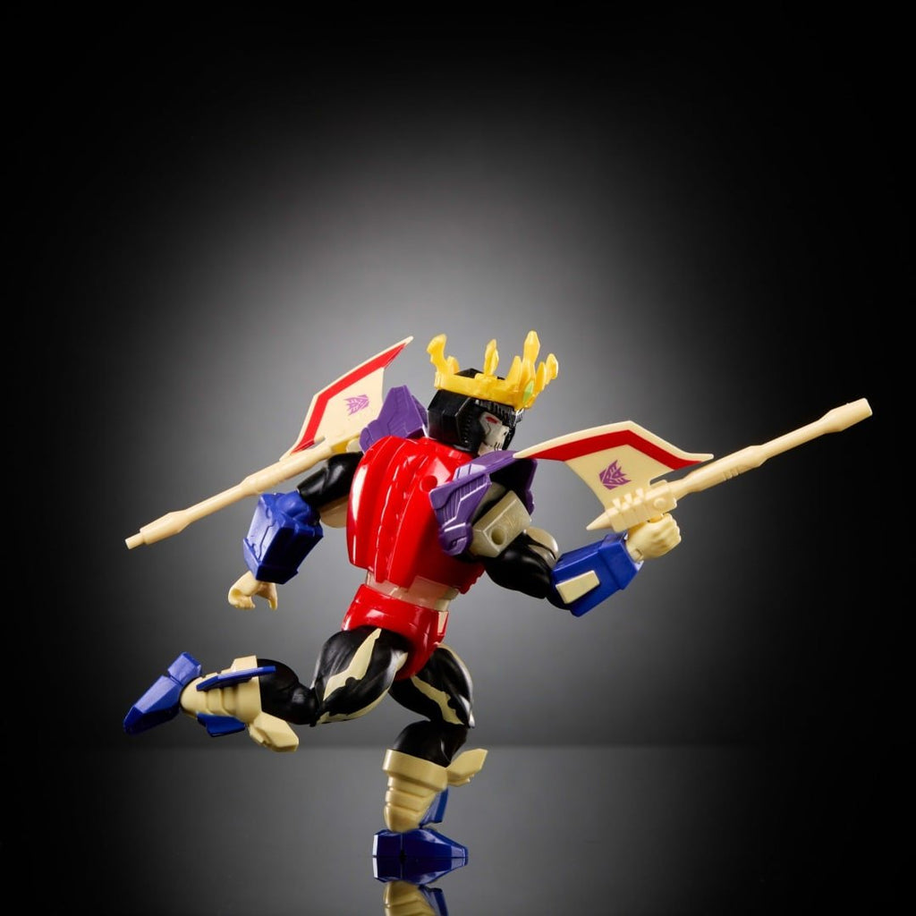 Masters of the Universe x Transformers StarScream with Scare Glow Armor – MOTU Origins Crossover Figure - Grown Up Kids