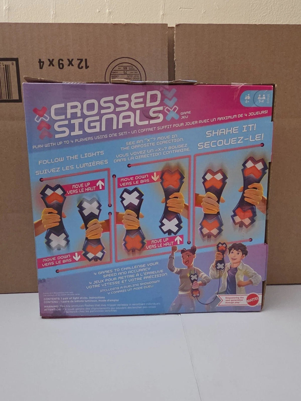 Mattel Crossed Signals Electronic Game 1-4 Players New Sealed 🇺🇸 SHIPPED - Grown Up Kids