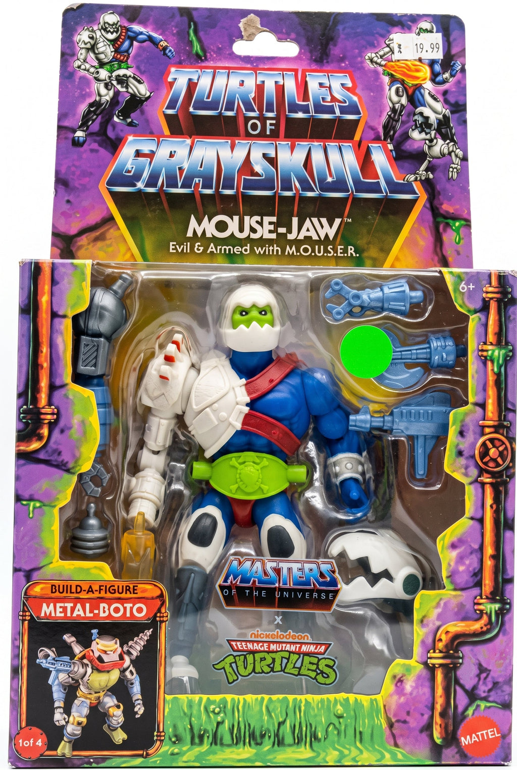 Mattel Turtles of Grayskull Mouse-Jaw Action Figure – MOTU x TMNT - Grown Up Kids