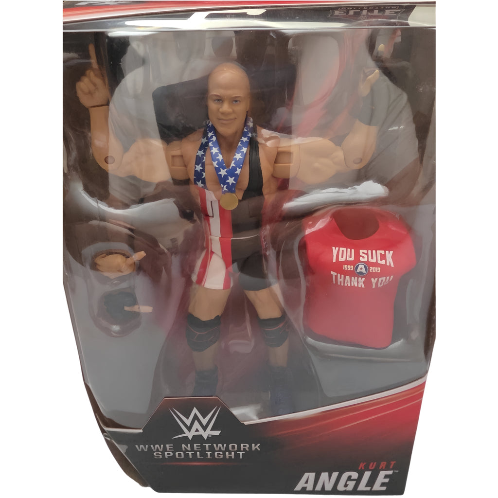 Mattel WWE Elite Collection: Kurt Angle Action Figure - Grown Up Kids