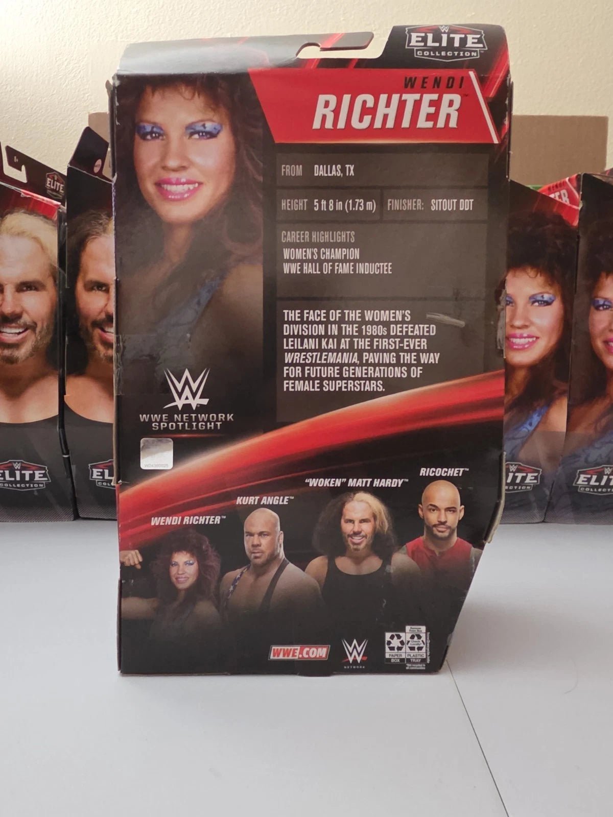 Mattel WWE Elite Collection Network Spotlight: Wendi Richter Action Figure (Distressed Box) - Grown Up Kids