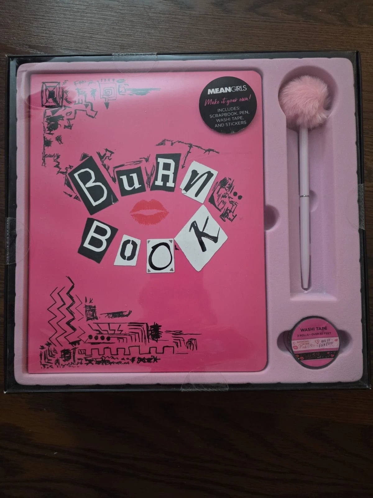 Mean Girls: Burn Book Scrapbook Set Brand New In Box - Grown Up Kids