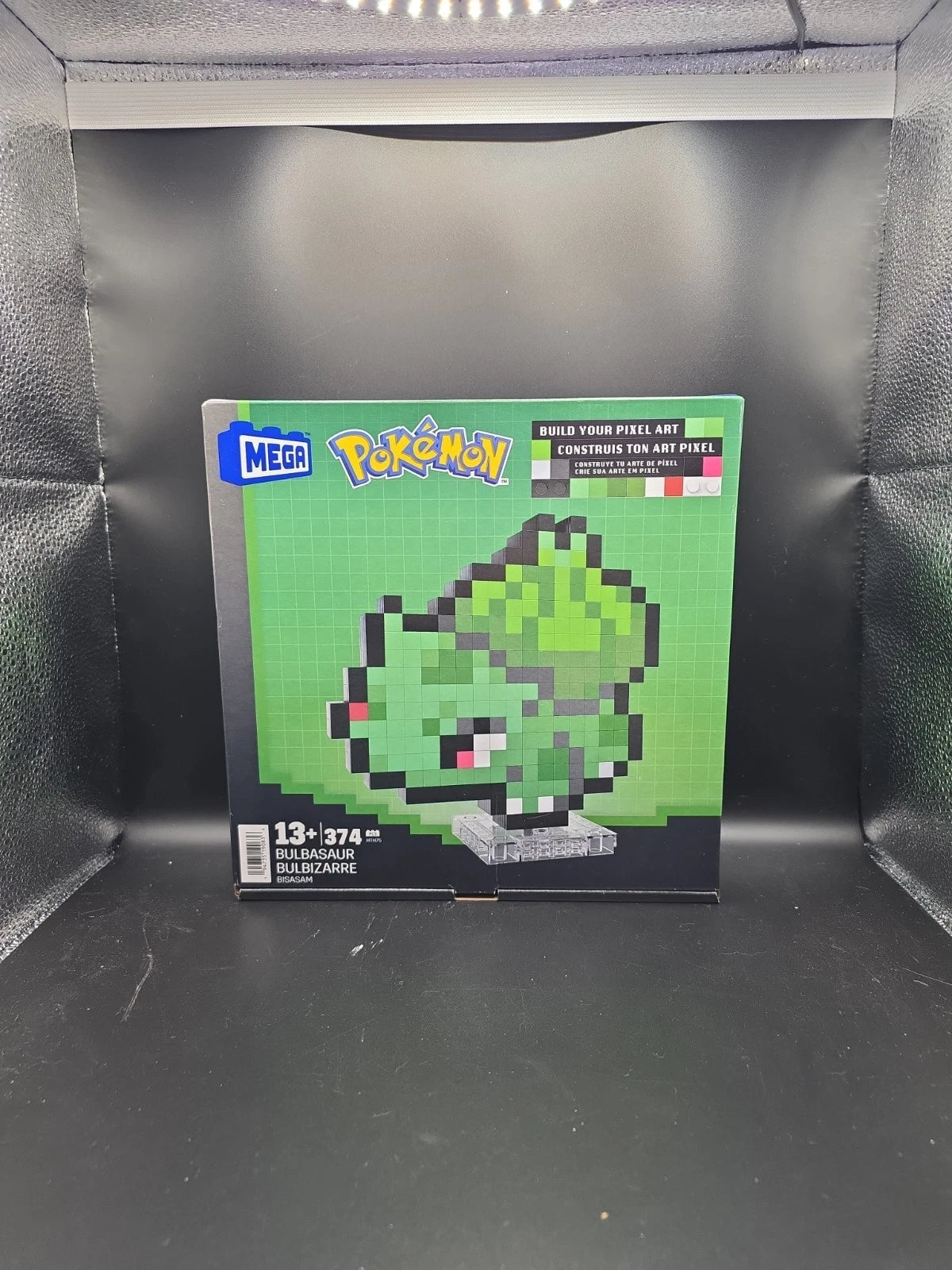 MEGA Pokemon Bulbasaur Building Pixel Art Toy Kit 374 pc. New In Box. Nintendo - Grown Up Kids