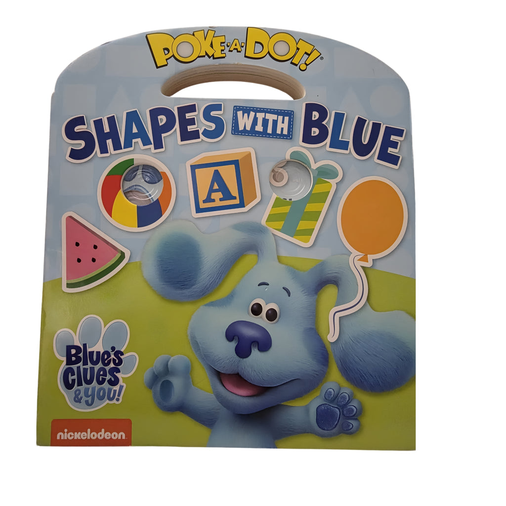Melissa & Doug Blue's Clues & You! Poke-A-Dot: Shapes Board Book - Grown Up Kids