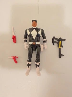 Mighty Morphin Power Rangers Re-Ignition Auto-Morphin Black Ranger ONLY - Grown Up Kids