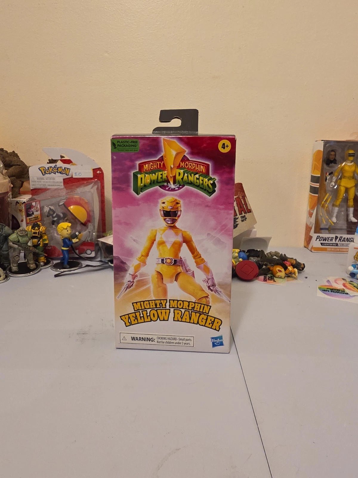 Mighty Morphin Power Rangers Yellow Ranger 11” Action Figure Hasbro 2021 NIB - Grown Up Kids