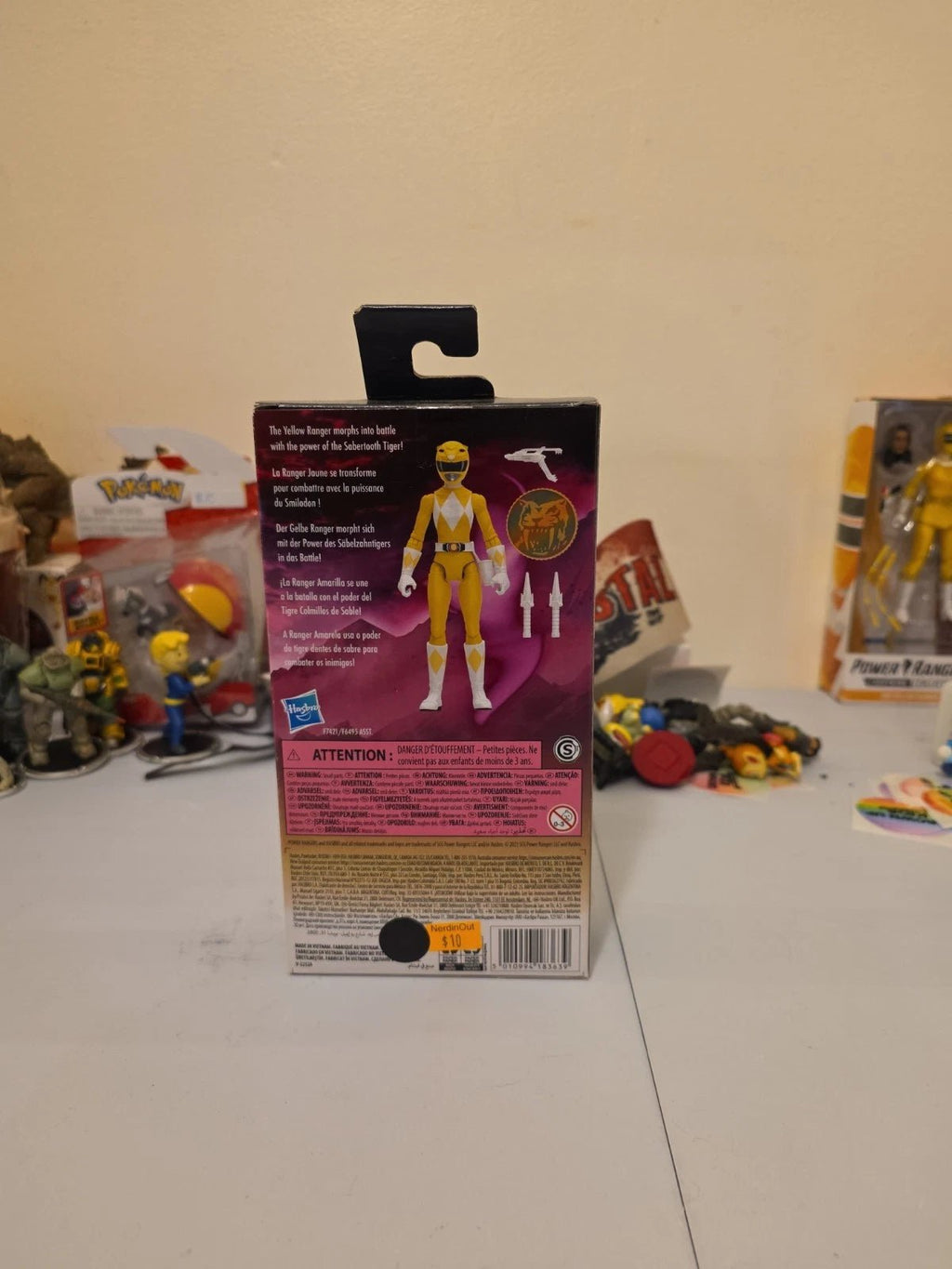 Mighty Morphin Power Rangers Yellow Ranger 11” Action Figure Hasbro 2021 NIB - Grown Up Kids