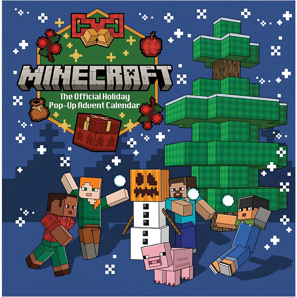 Minecraft: Official Holiday Pop-Up Advent Calendar - Christmas Gift for Gamers - Grown Up Kids