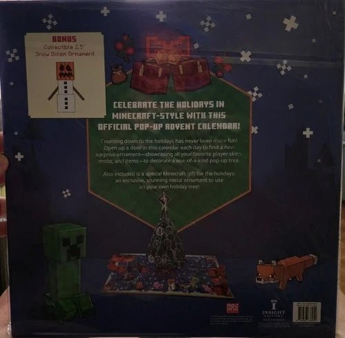 Minecraft: The Official Holiday Pop-Up Advent Calendar by Insight Editions – Oth - Grown Up Kids