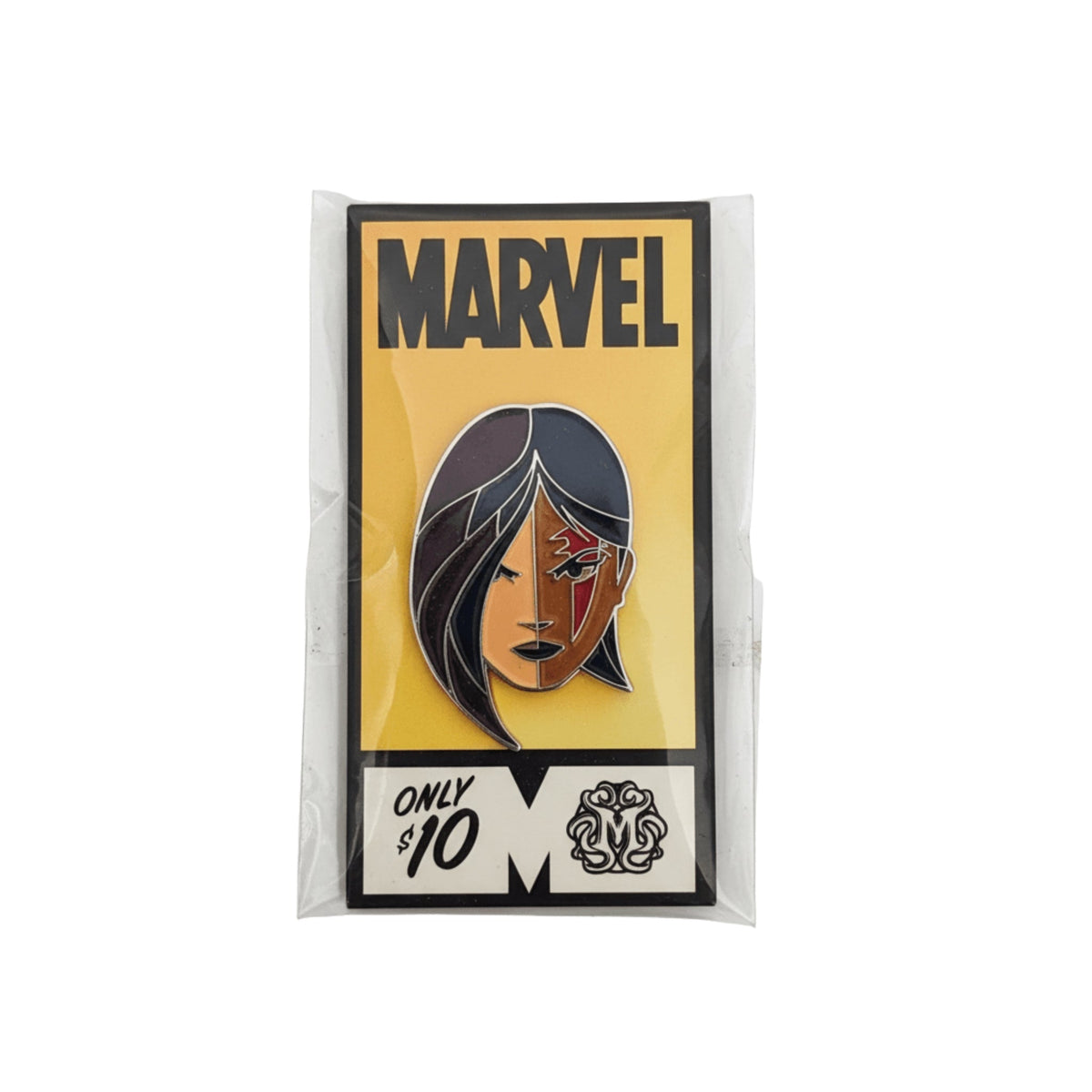 Mondo Marvel Psylocke Comic Corner Box Enamel Pin - Grown Up Kids