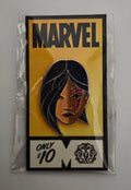 Mondo Marvel Psylocke Comic Corner Box Enamel Pin - Grown Up Kids