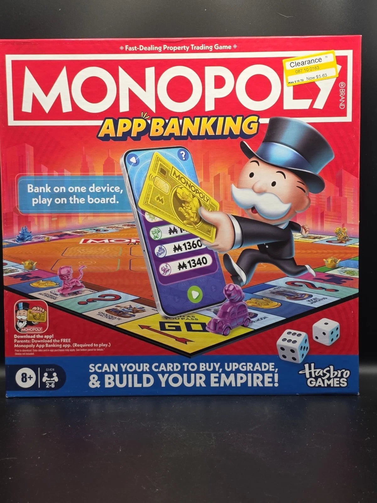 Monopoly App Banking Board Game | Fast Cashless Family Game for Kids Ages 8+ - Grown Up Kids
