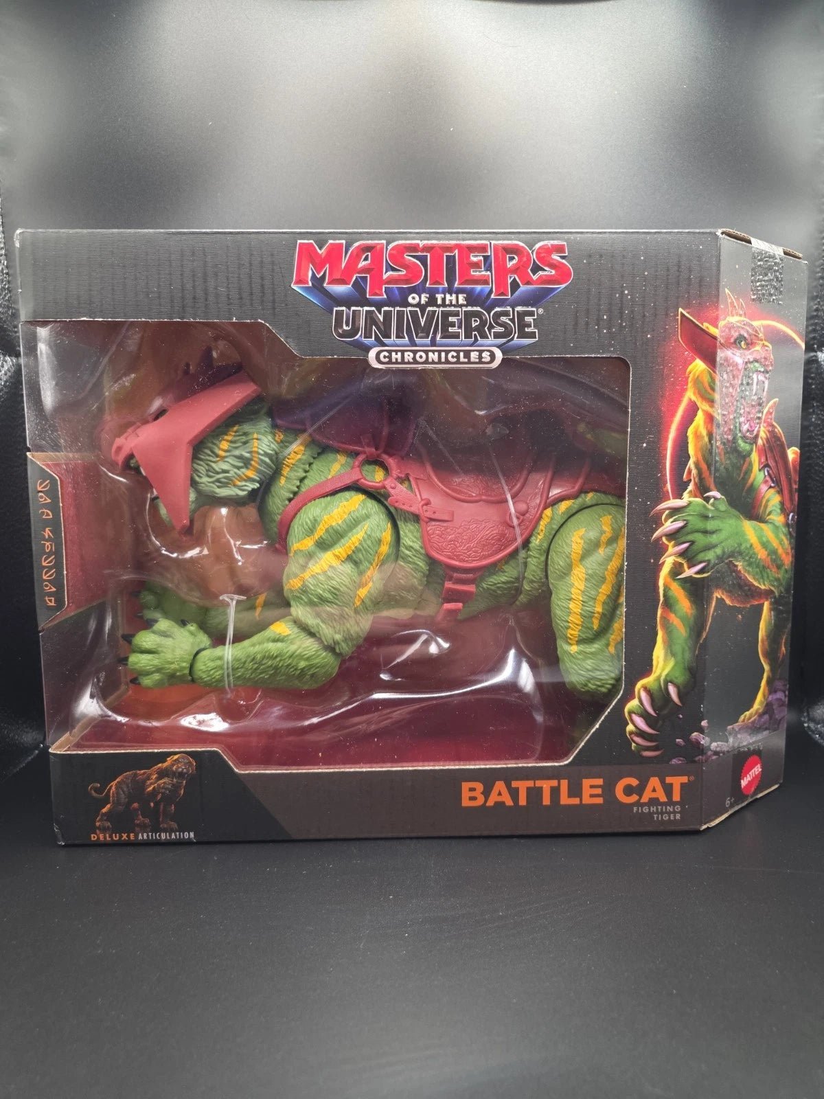 MOTU Chronicles Battle Cat Deluxe Fighting Masters of the Universe Perfect Cond - Grown Up Kids