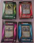 MTG Commander 2018 Deck Set of 4 Complete Lot Factory Sealed Magic The Gathering - Grown Up Kids