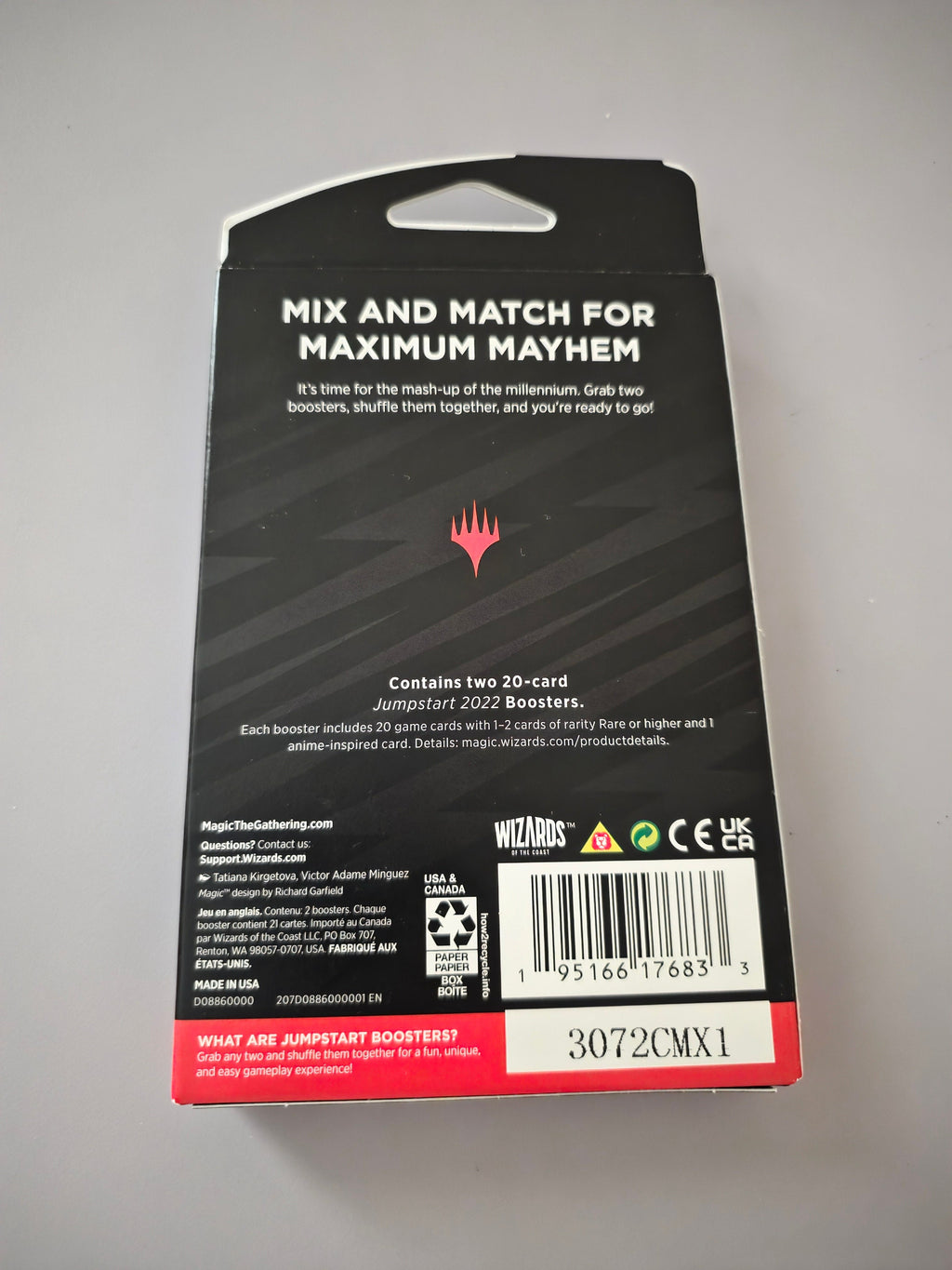 MTG Jumpstart 2022 Pack 2 Booster Packs Factory Sealed Box Magic The Gathering - Grown Up Kids